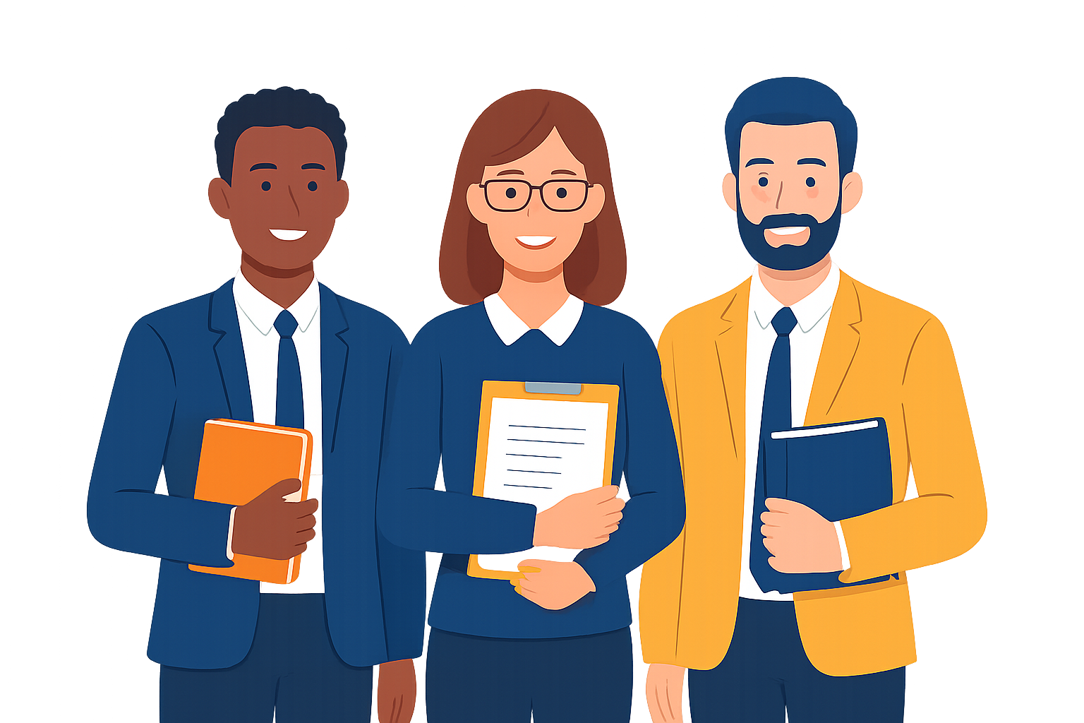 Illustrate team of academic experts